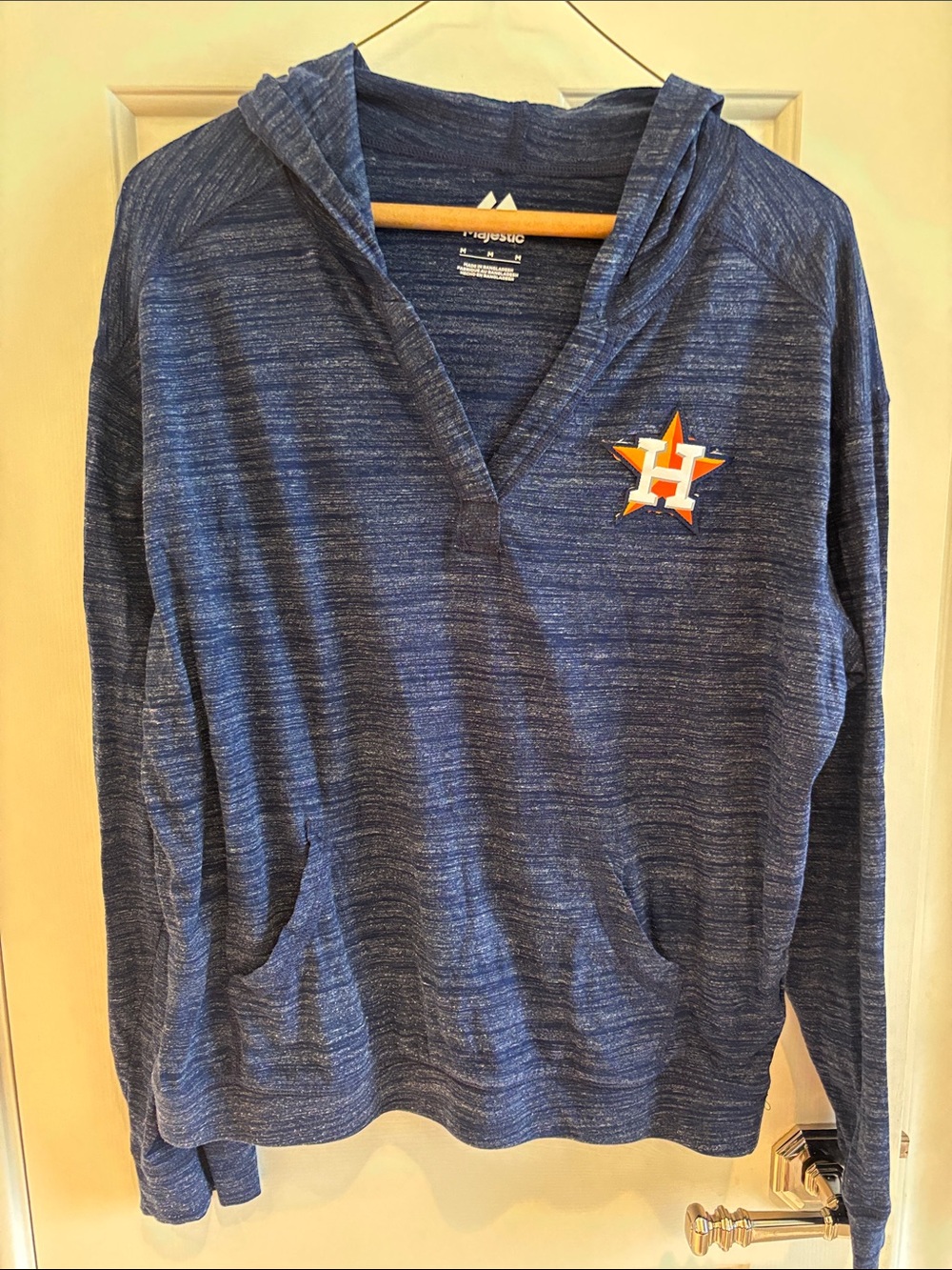 Majestic Houston Astros Navy Blue Hooded Sweatshirt
